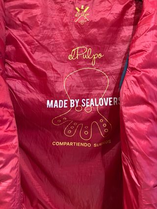 Chaleco acolchado rojo. El Pulpo. 2XL