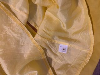 Gonna palloncino gialla con cintura