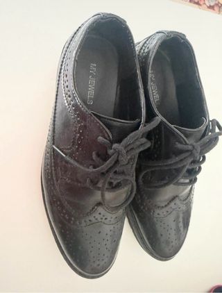 Francesine Brogue Nere