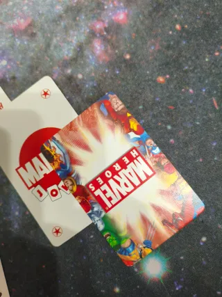 Baraja de cartas Marvel Heroes