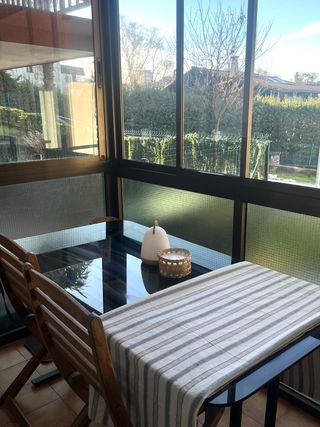 Mesa de comedor cristal negro