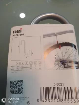 Ganchos para colgar bicicletas (pack 7)