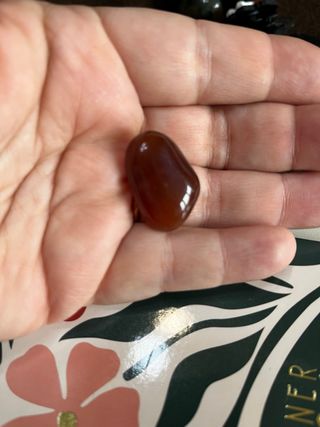 Corniola naturale arancione scuro