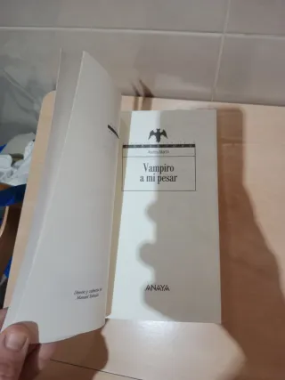 Vampiro a mi pesar. Novela juvenil Andreu Martín