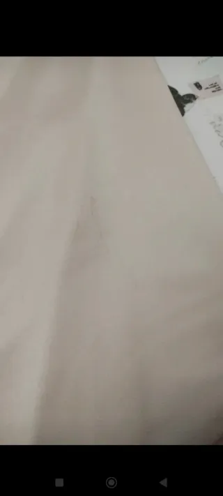 Vestido de fiesta beige