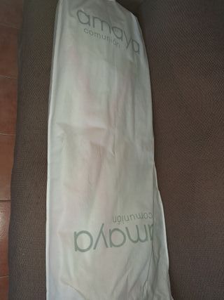 Vestido Comunión Amaya Blanco y Rosa