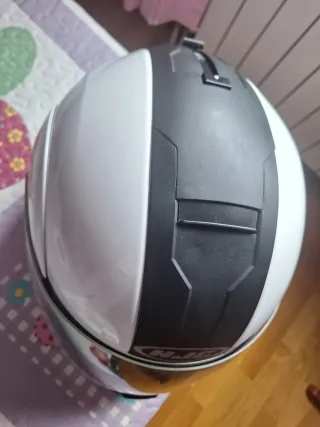 Casco Modular Moto HJC Talla XS Blanco/Negro 54 cm