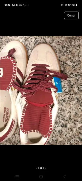 Zapatillas Adidas Wales Bonner Beige/ granate