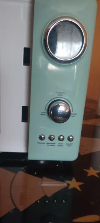 Microondas Retro Color Menta