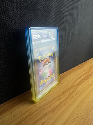 Protector para slab PSA azul amarillo