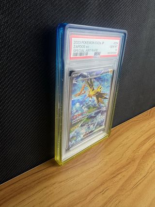 Protector para slab PSA azul amarillo