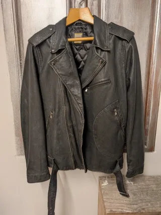 Giacca Biker D'Amico Nera