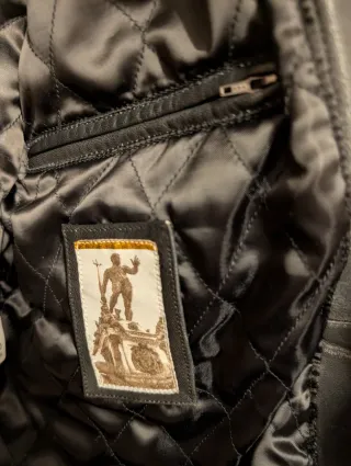 Giacca Biker D'Amico Nera