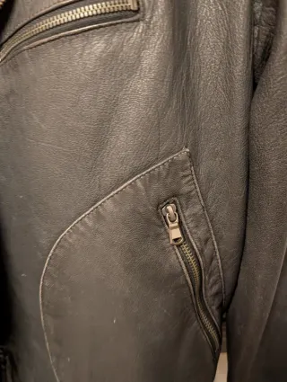 Giacca Biker D'Amico Nera