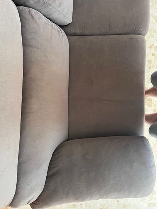 Sofá marrón 2–3 plazas | Cómodo y funcional