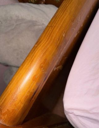 CAMA MADERA DE PINO + SOMIER (DIBUJOS ARTESANOS)