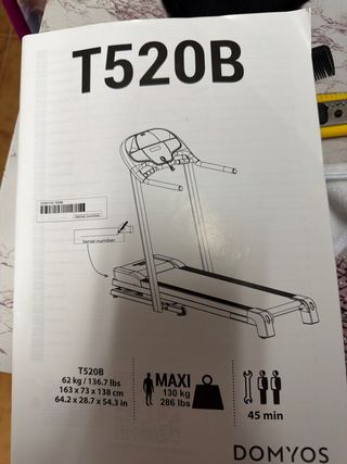 Cinta de correr DOMYOS poco uso