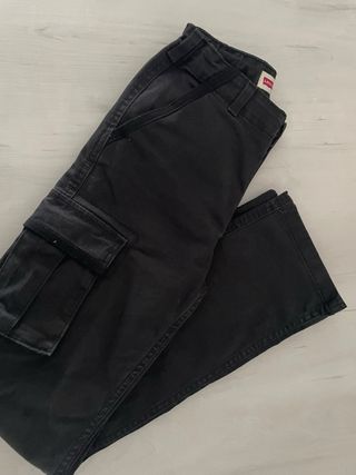 Pantalones Cargo Levi's Negros - talla 12A
