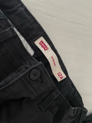 Pantalones Cargo Levi's Negros - talla 12A