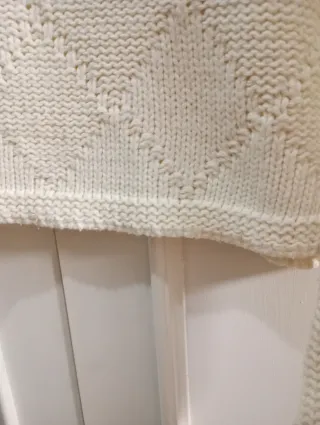 Jersey de punto blanco