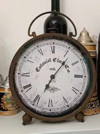 Reloj chapa oxidada diámetro 25.5 holandés