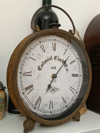 Reloj chapa oxidada diámetro 25.5 holandés