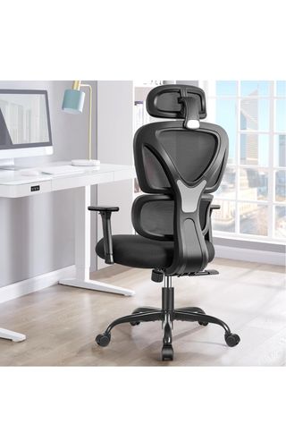 Silla de oficina ergonómica negra pvp:229€