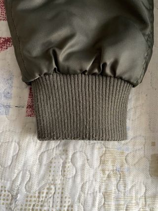 Cazadora Bomber BROKERS Verde Talla L. Piloto.