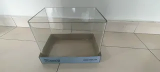 Pecera/terrario cristal frontal curvo