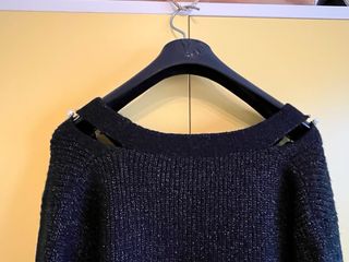 Maglia Elli White nera con perle