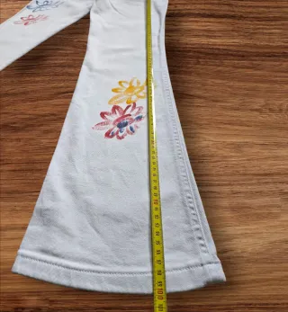 Jeans Rocco Barocco floreali taglia 41