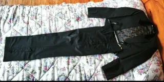 Traje corto flamenco negro