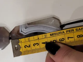 Filo di Agata sfaccettata