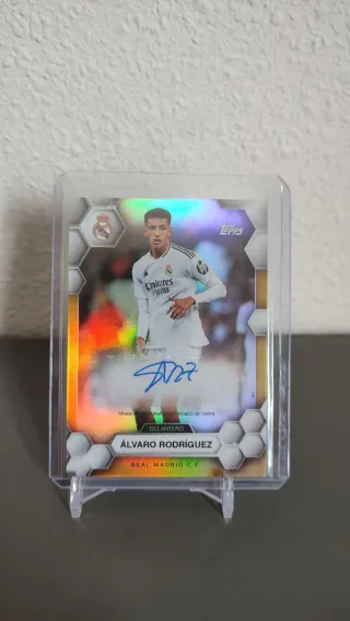 Carta Autografiada Álvaro Rodríguez Topps