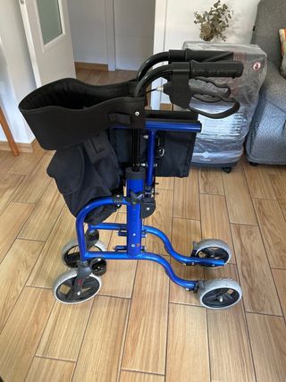 Andador Plegable Azul