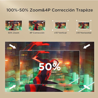 Proyector Portátil VISULAPEX 18000 Lúmenes NUEVO