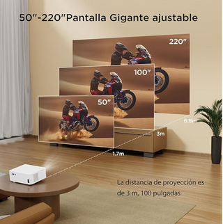Proyector Portátil VISULAPEX 18000 Lúmenes NUEVO