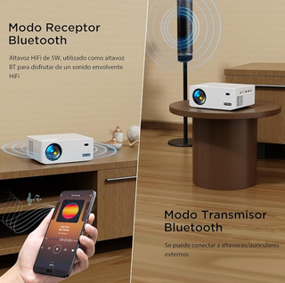 Proyector Portátil VISULAPEX 18000 Lúmenes NUEVO