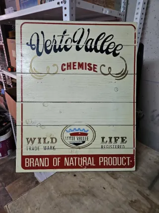 Cartel Verto Vallee Retro