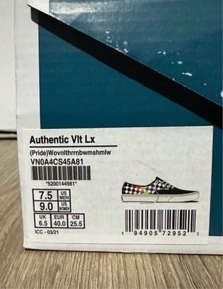 Vans Authentic Vlt Lx Cuero Multicolor