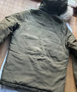 Abrigo Tommy Hilfiger Verde Oliva Caballero.