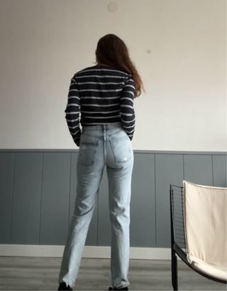 Pantalones vaqueros Mango azules