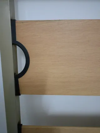 Somier metálico con lamas de madera