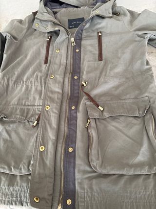 Chaqueta Zara Verde Militar