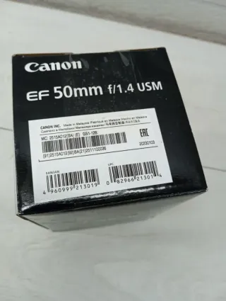 Objetivo Canon EF 50mm f/1.4 USM