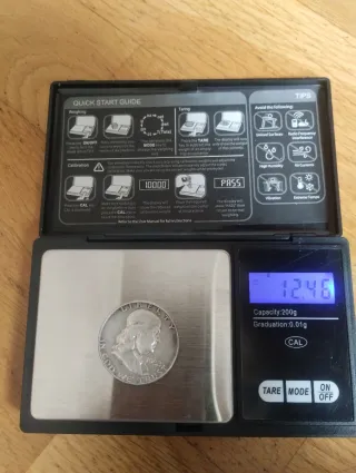 Medio Dólar USA 1952 Plata