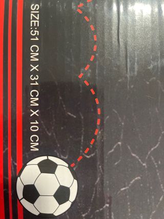 Futbolín con luz LED para niños