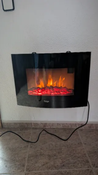 Chimenea eléctrica moderna