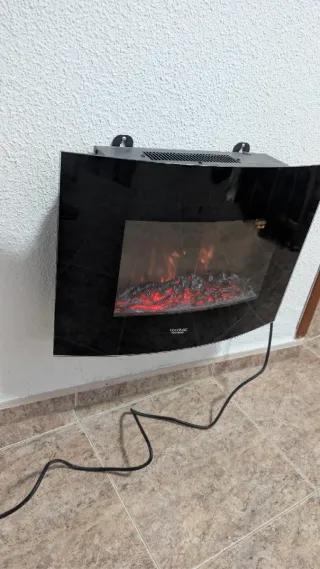 Chimenea eléctrica moderna