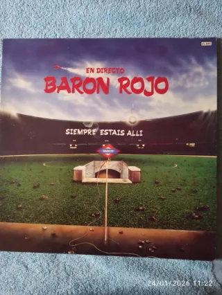 Vinilo Baron Rojo En Directo 1986
